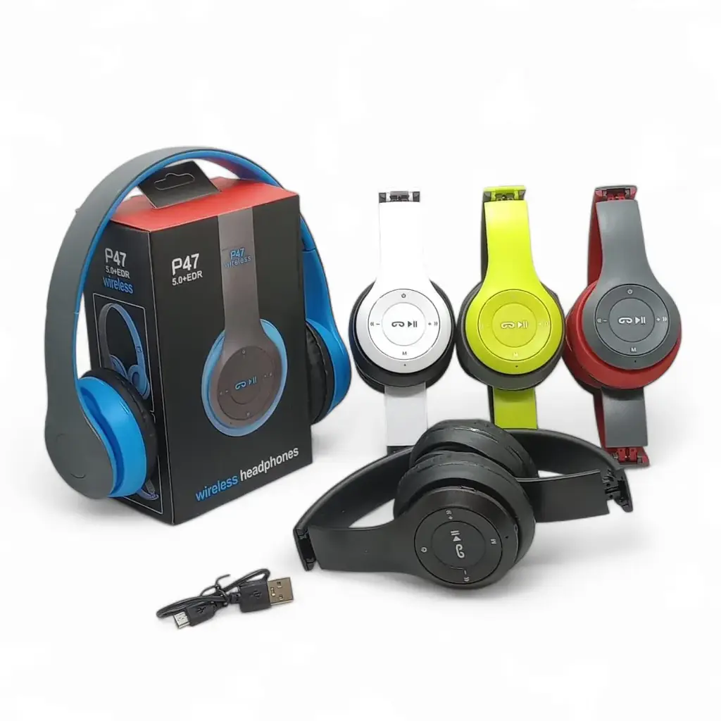 Auricular Vincha P47 Bluetooth S/Cable Aux (Ar-1401)